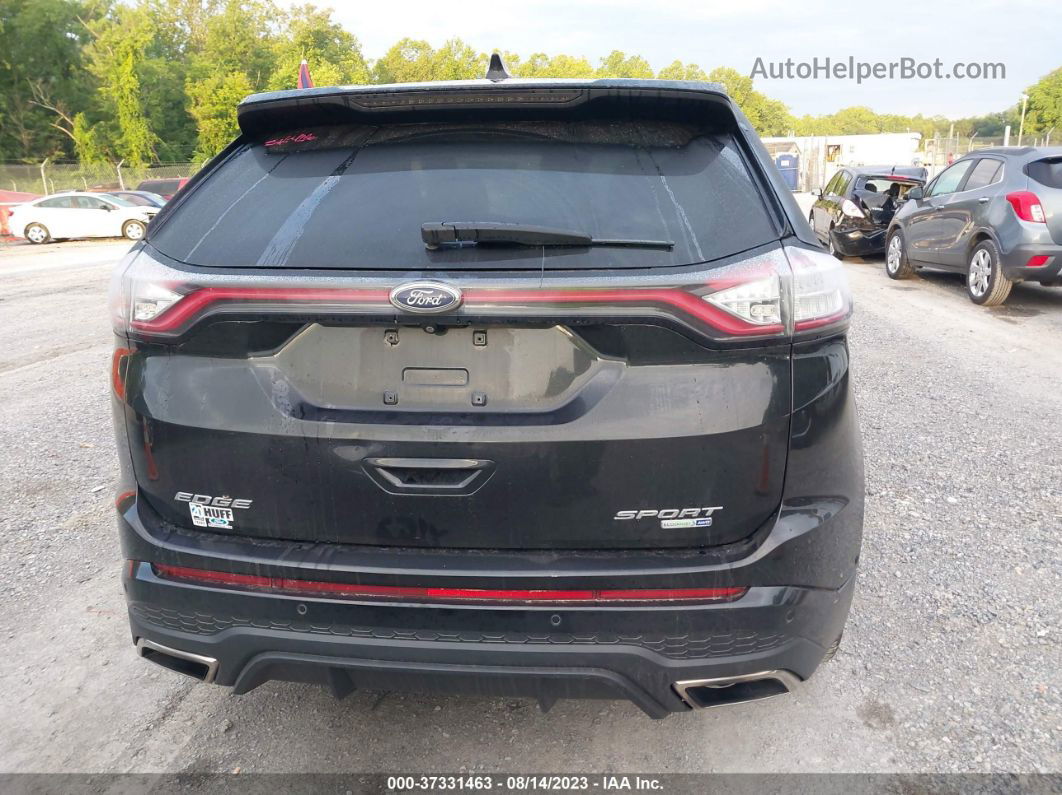 2015 Ford Edge Sport Black vin: 2FMTK4AP4FBC40973