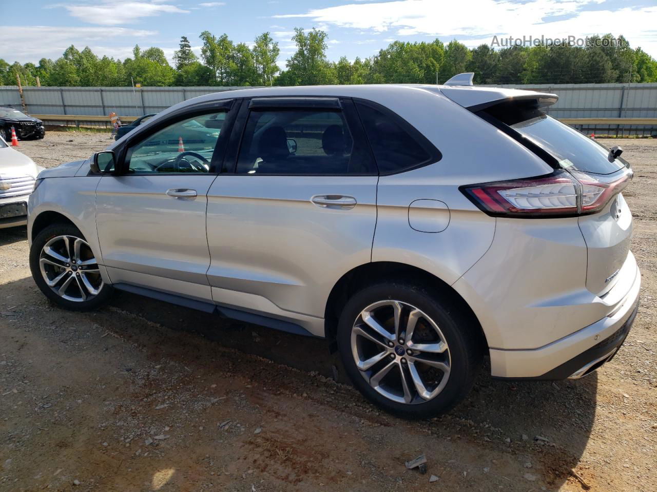 2015 Ford Edge Sport Silver vin: 2FMTK4AP5FBB49758