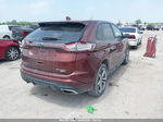 2015 Ford Edge Sport Burgundy vin: 2FMTK4AP7FBB62494