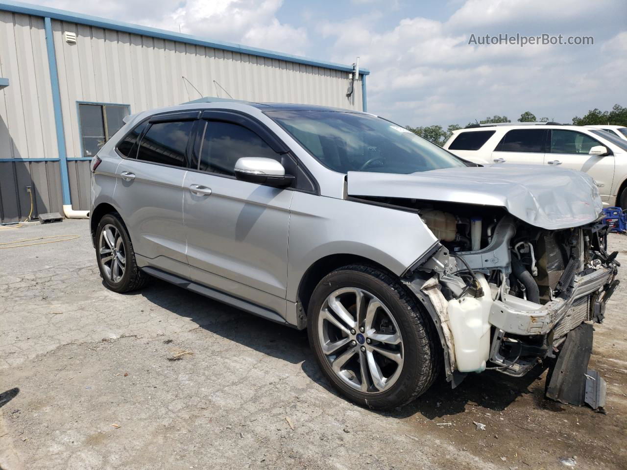 2015 Ford Edge Sport Silver vin: 2FMTK4AP9FBB70256