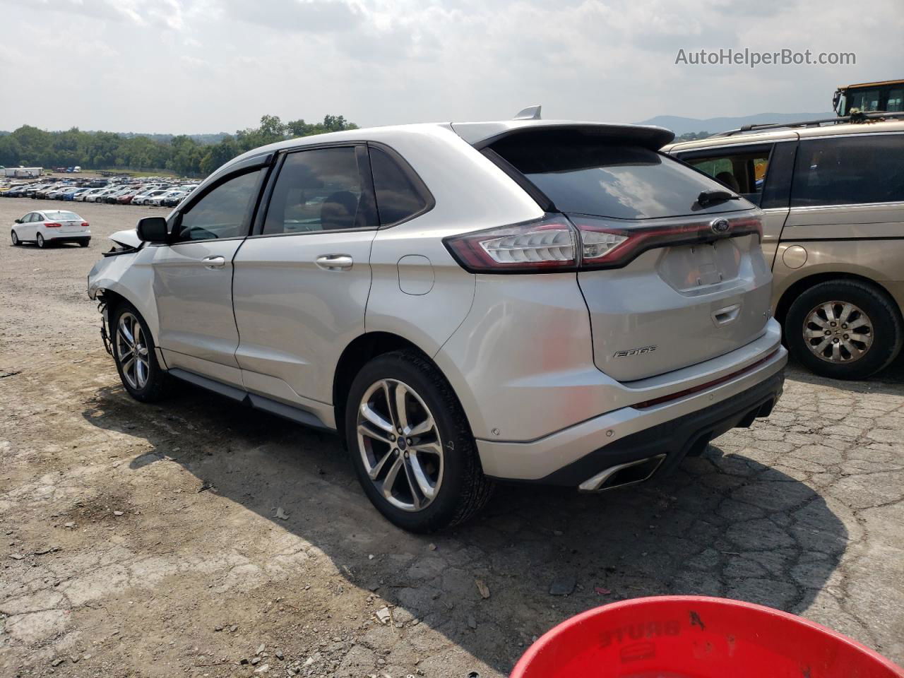 2015 Ford Edge Sport Серебряный vin: 2FMTK4AP9FBB70256