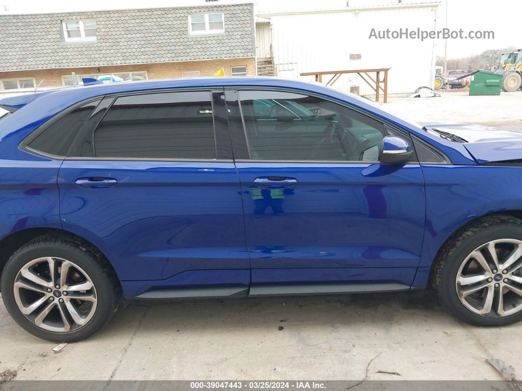 2015 Ford Edge Sport Blue vin: 2FMTK4APXFBB26153