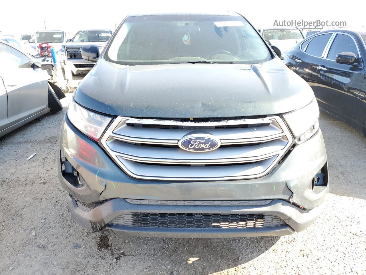 2015 Ford Edge Se Black vin: 2FMTK4G85FBB55320