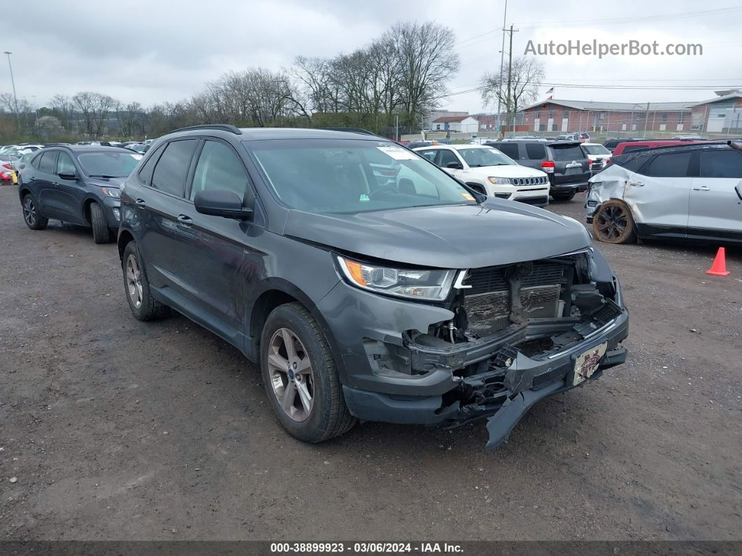 2015 Ford Edge Se Серый vin: 2FMTK4G87FBC21575