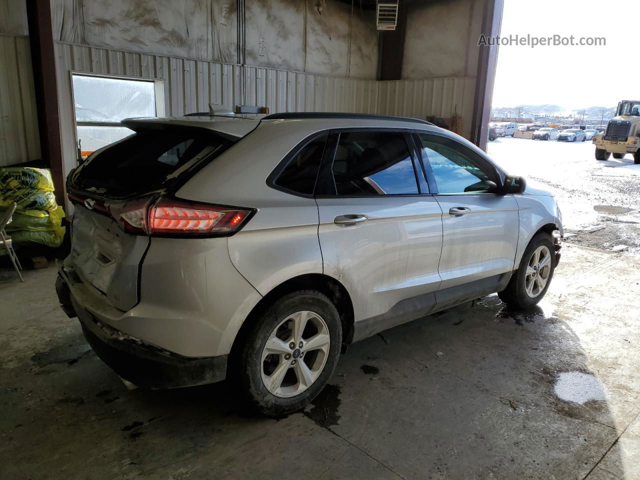 2015 Ford Edge Se Silver vin: 2FMTK4G88FBB82950