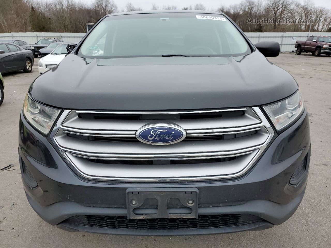 2015 Ford Edge Se Gray vin: 2FMTK4G88FBB94127