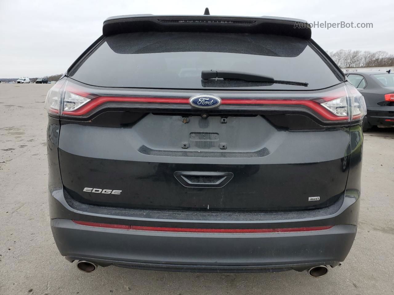 2015 Ford Edge Se Gray vin: 2FMTK4G88FBB94127