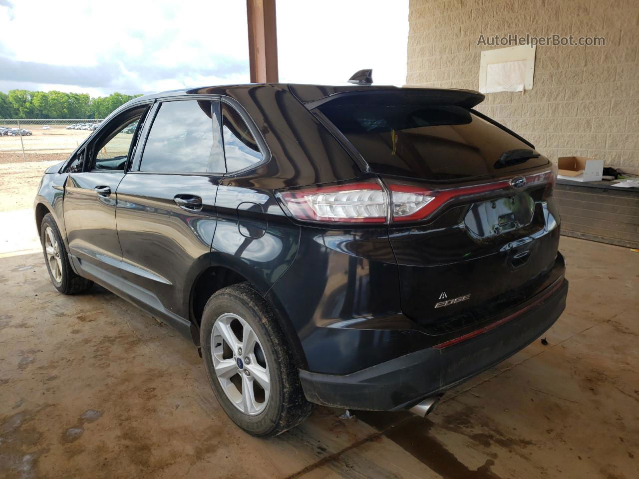 2015 Ford Edge Se Черный vin: 2FMTK4G8XFBC18072