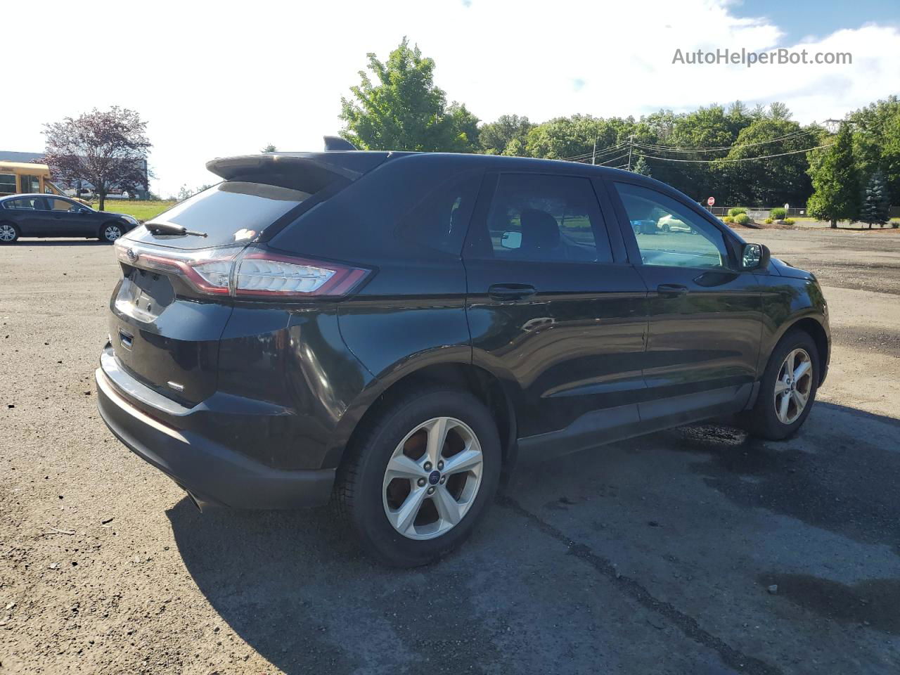 2015 Ford Edge Se Charcoal vin: 2FMTK4G90FBC09714