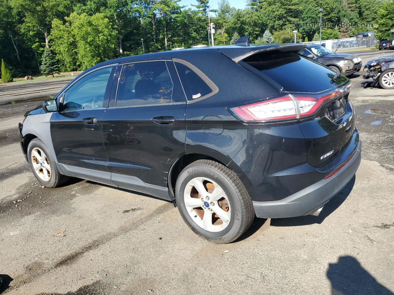 2015 Ford Edge Se Charcoal vin: 2FMTK4G90FBC09714