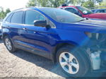 2015 Ford Edge Se Blue vin: 2FMTK4G95FBB90643