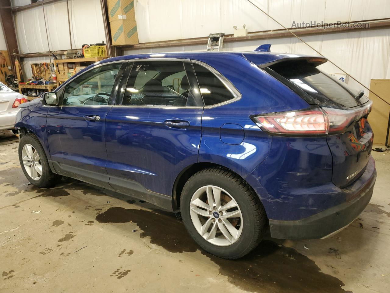 2015 Ford Edge Sel Purple vin: 2FMTK4J80FBB49448