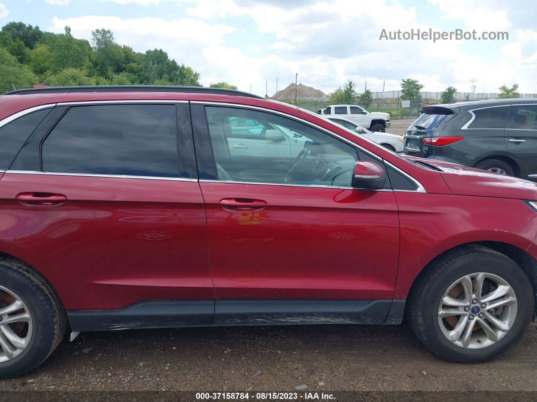 2015 Ford Edge Sel Red vin: 2FMTK4J82FBC06023