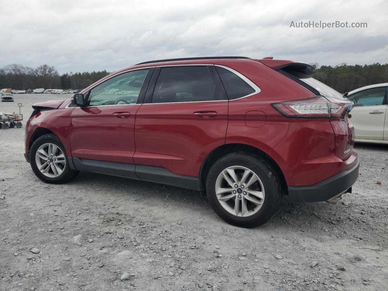 2015 Ford Edge Sel Красный vin: 2FMTK4J83FBB90480