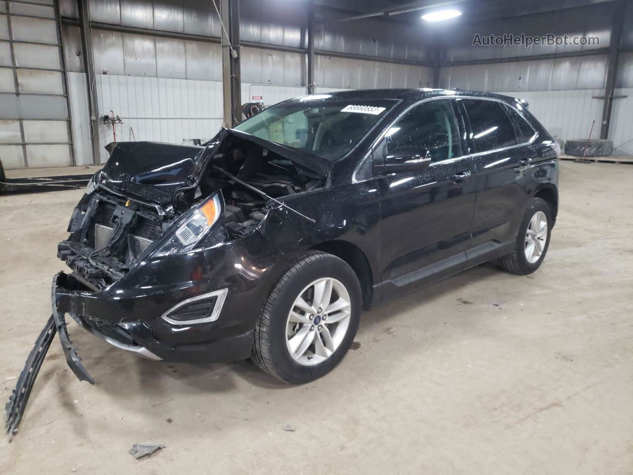 2015 Ford Edge Sel Black vin: 2FMTK4J83FBC38401