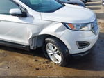 2015 Ford Edge Sel White vin: 2FMTK4J84FBB41515