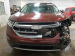 2015 Ford Edge Sel Brown vin: 2FMTK4J84FBC32381