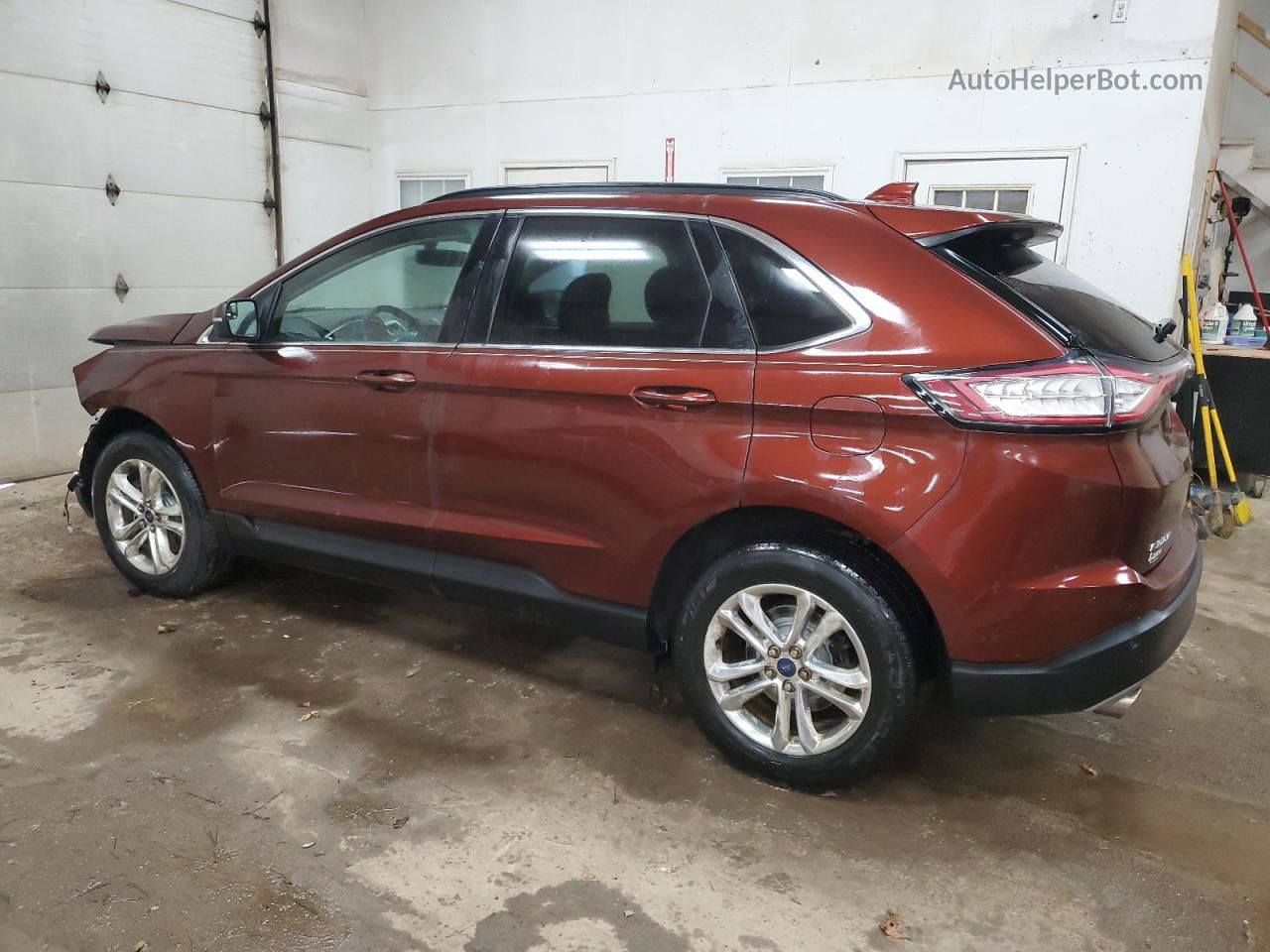 2015 Ford Edge Sel Brown vin: 2FMTK4J84FBC32381