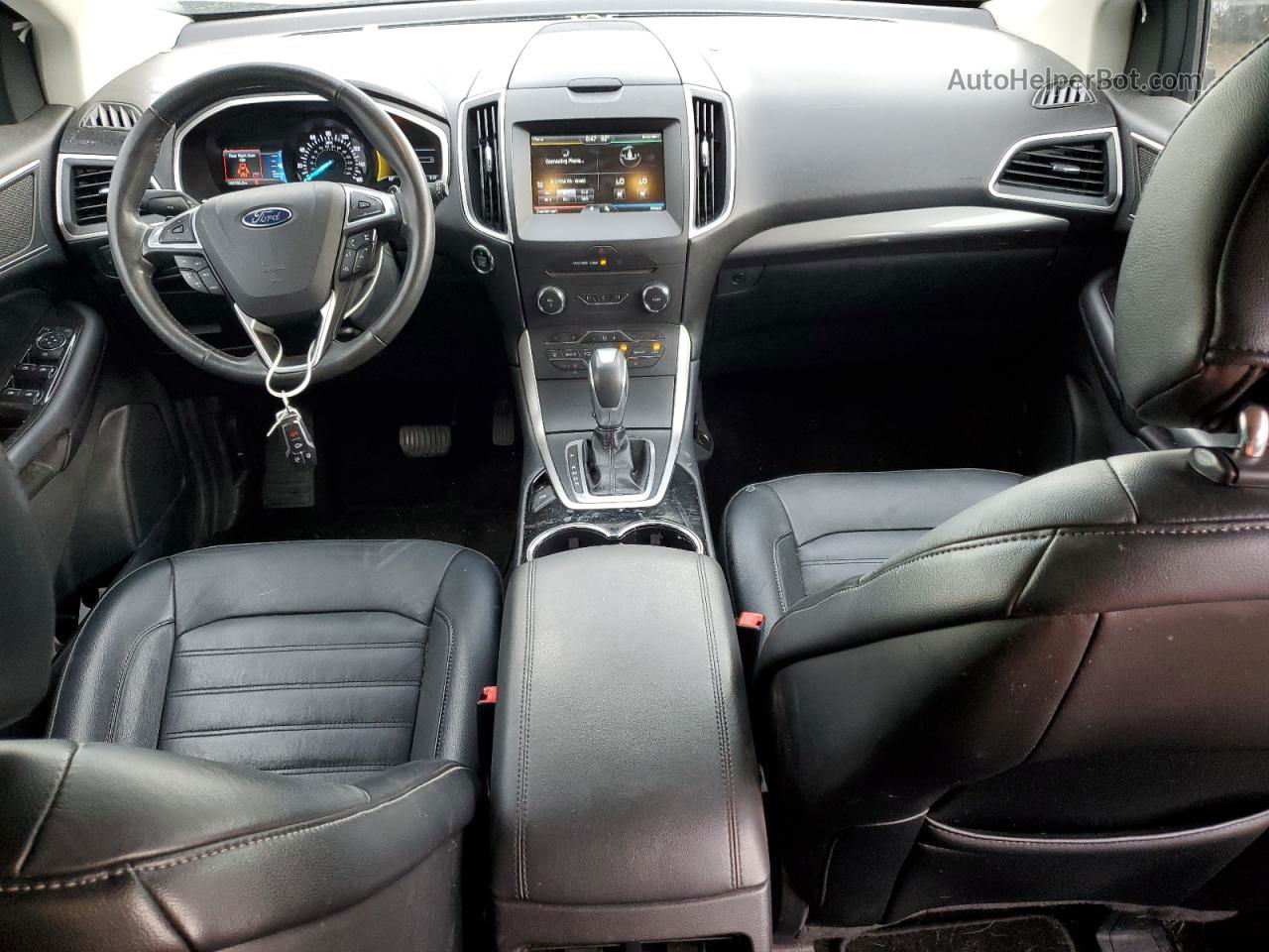 2015 Ford Edge Sel Черный vin: 2FMTK4J85FBB35612