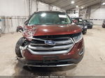 2015 Ford Edge Sel Burgundy vin: 2FMTK4J85FBB79805