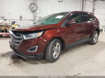 2015 Ford Edge Sel Burgundy vin: 2FMTK4J85FBB79805