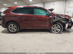 2015 Ford Edge Sel Burgundy vin: 2FMTK4J85FBB79805