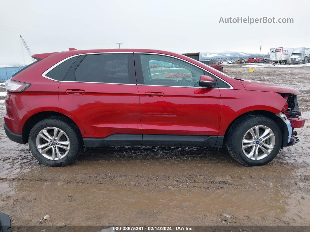 2015 Ford Edge Sel Красный vin: 2FMTK4J85FBC27187