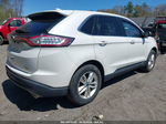 2015 Ford Edge Sel White vin: 2FMTK4J86FBB19189