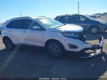 2015 Ford Edge Sel White vin: 2FMTK4J86FBB82793