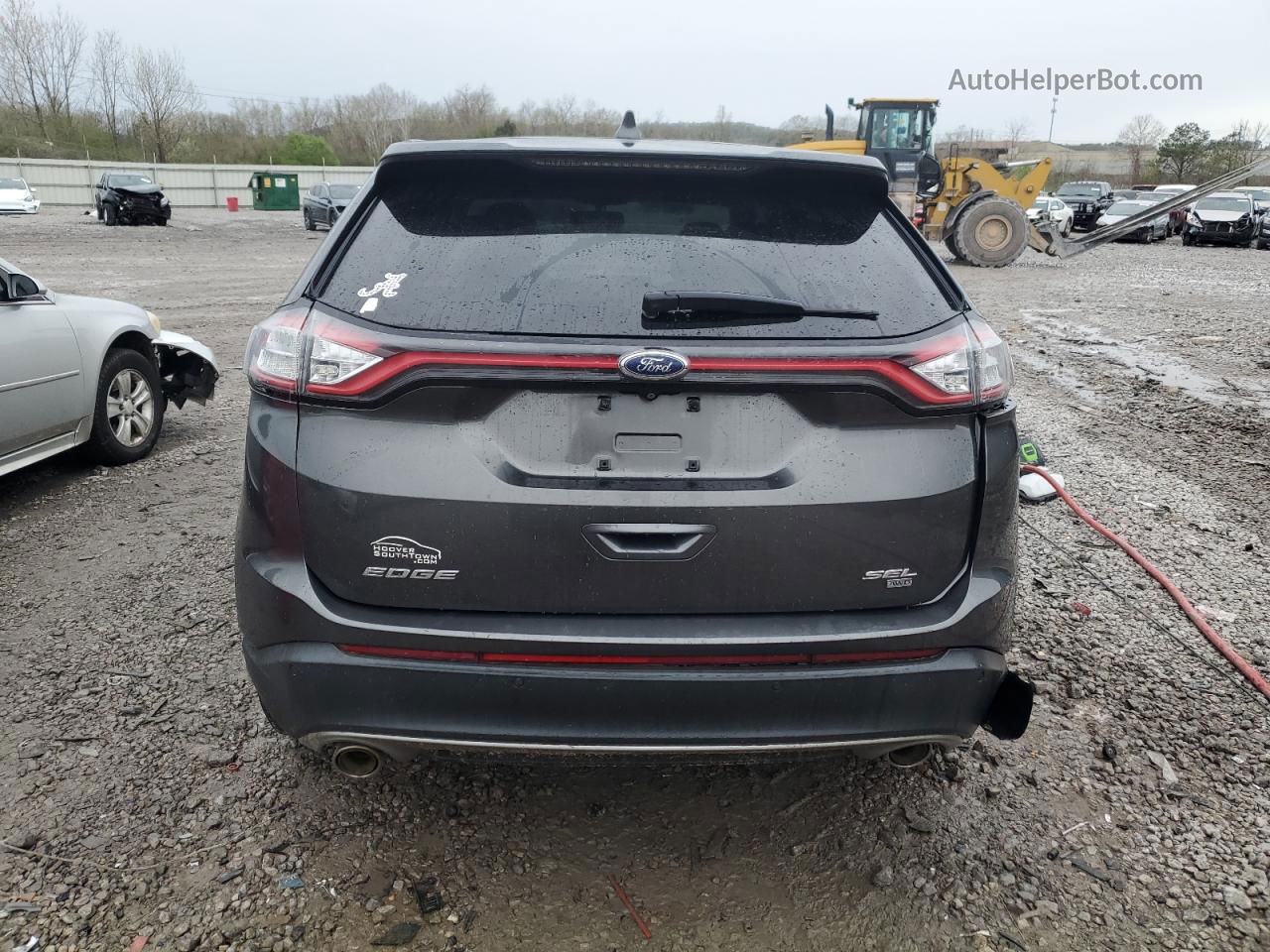 2015 Ford Edge Sel Charcoal vin: 2FMTK4J87FBB90689