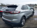 2015 Ford Edge Sel Silver vin: 2FMTK4J87FBB94371