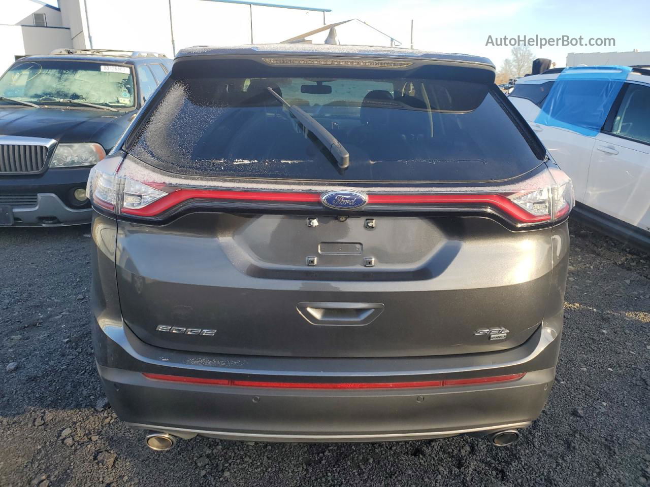 2015 Ford Edge Sel Charcoal vin: 2FMTK4J87FBC21777