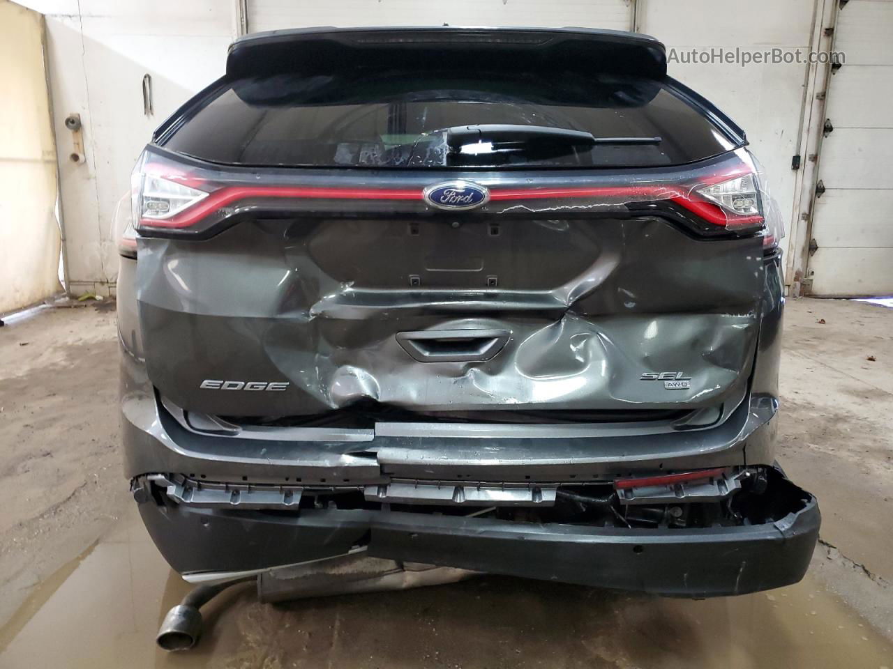 2015 Ford Edge Sel Угольный vin: 2FMTK4J87FBC32293