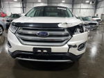 2015 Ford Edge Sel White vin: 2FMTK4J88FBB10509