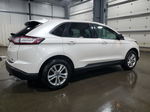 2015 Ford Edge Sel White vin: 2FMTK4J88FBB10509