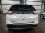 2015 Ford Edge Sel White vin: 2FMTK4J88FBB10509