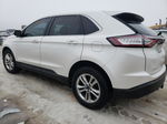 2015 Ford Edge Sel White vin: 2FMTK4J89FBB65566