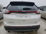 2015 Ford Edge Sel White vin: 2FMTK4J89FBB65566