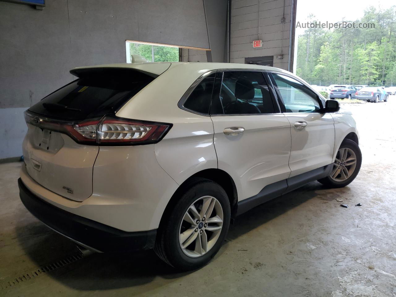 2015 Ford Edge Sel Белый vin: 2FMTK4J89FBB82514