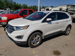 2015 Ford Edge Sel White vin: 2FMTK4J8XFBB55211