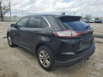 2015 Ford Edge Sel Черный vin: 2FMTK4J8XFBC31509