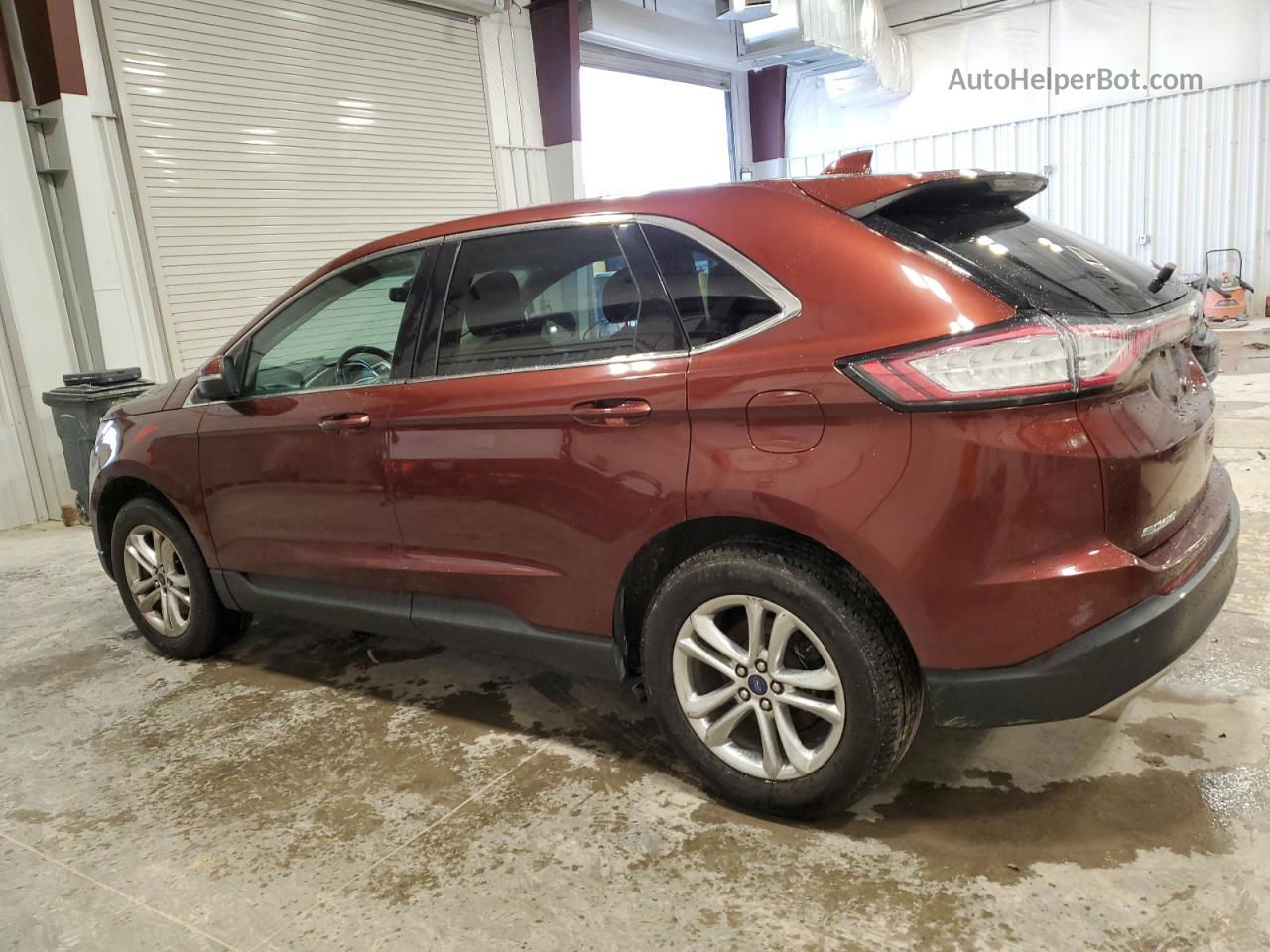 2015 Ford Edge Sel Maroon vin: 2FMTK4J90FBC15621