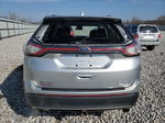 2015 Ford Edge Sel Silver vin: 2FMTK4J90FBC17045