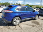 2015 Ford Edge Sel Blue vin: 2FMTK4J91FBB00641