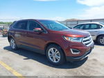 2015 Ford Edge Sel Red vin: 2FMTK4J91FBB96058