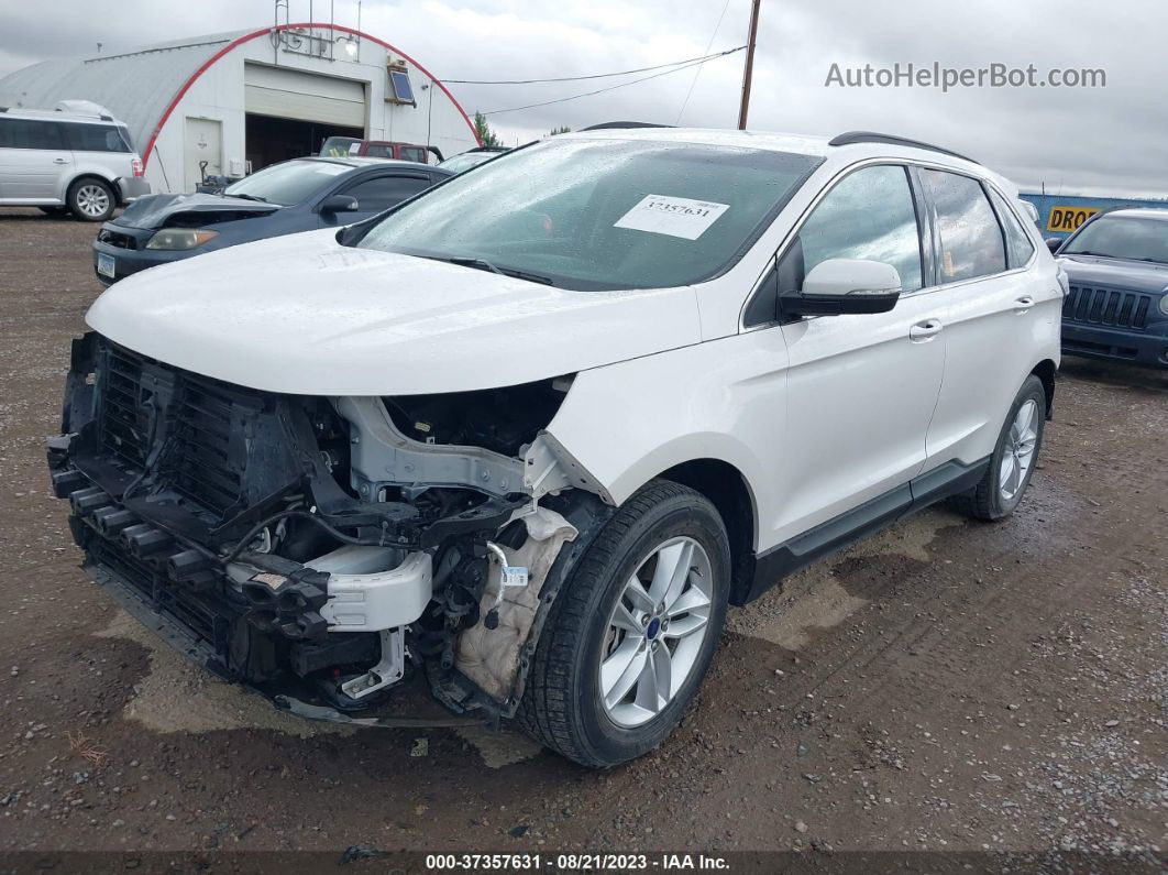 2015 Ford Edge Sel Белый vin: 2FMTK4J91FBC07947