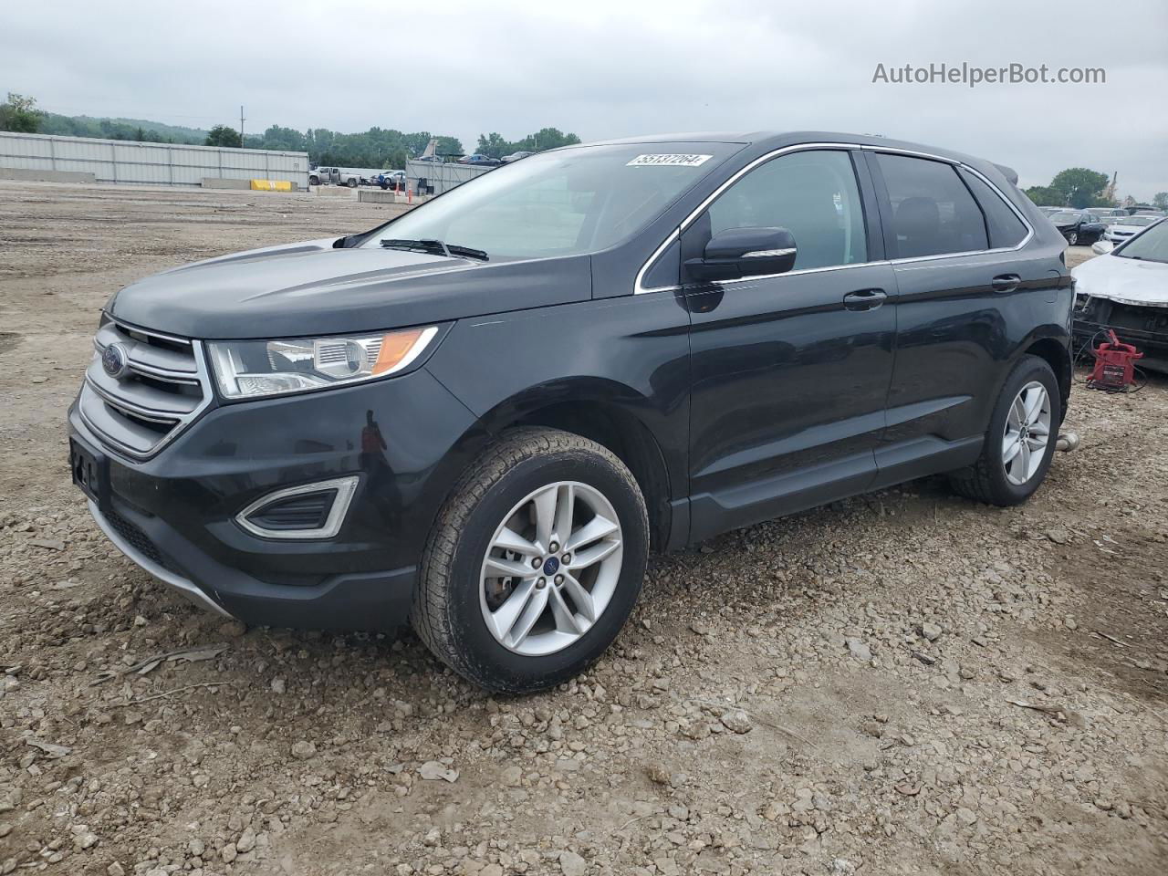 2015 Ford Edge Sel Black vin: 2FMTK4J92FBB72268