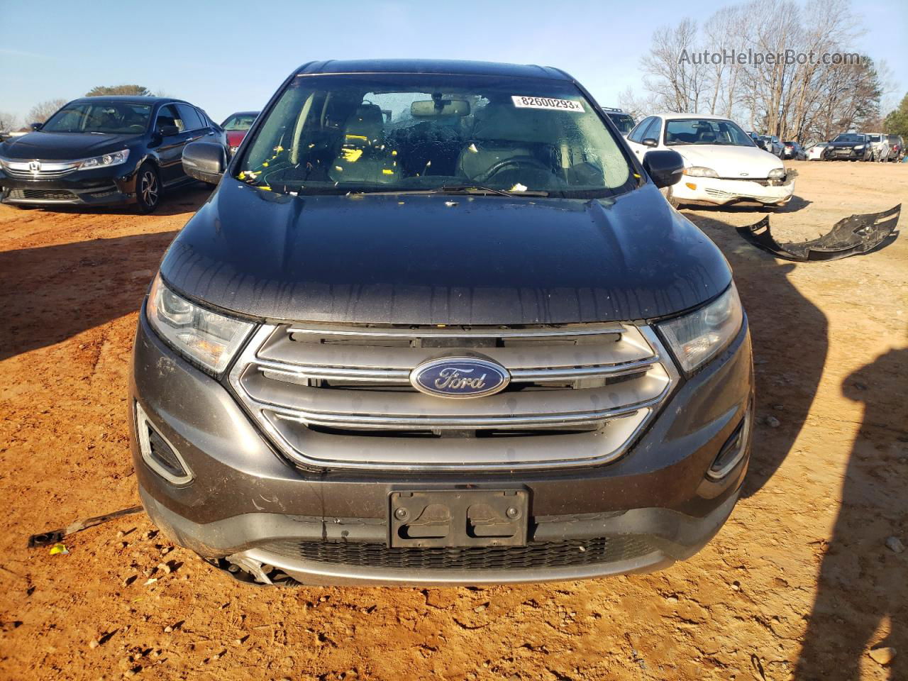 2015 Ford Edge Sel Black vin: 2FMTK4J92FBC04913