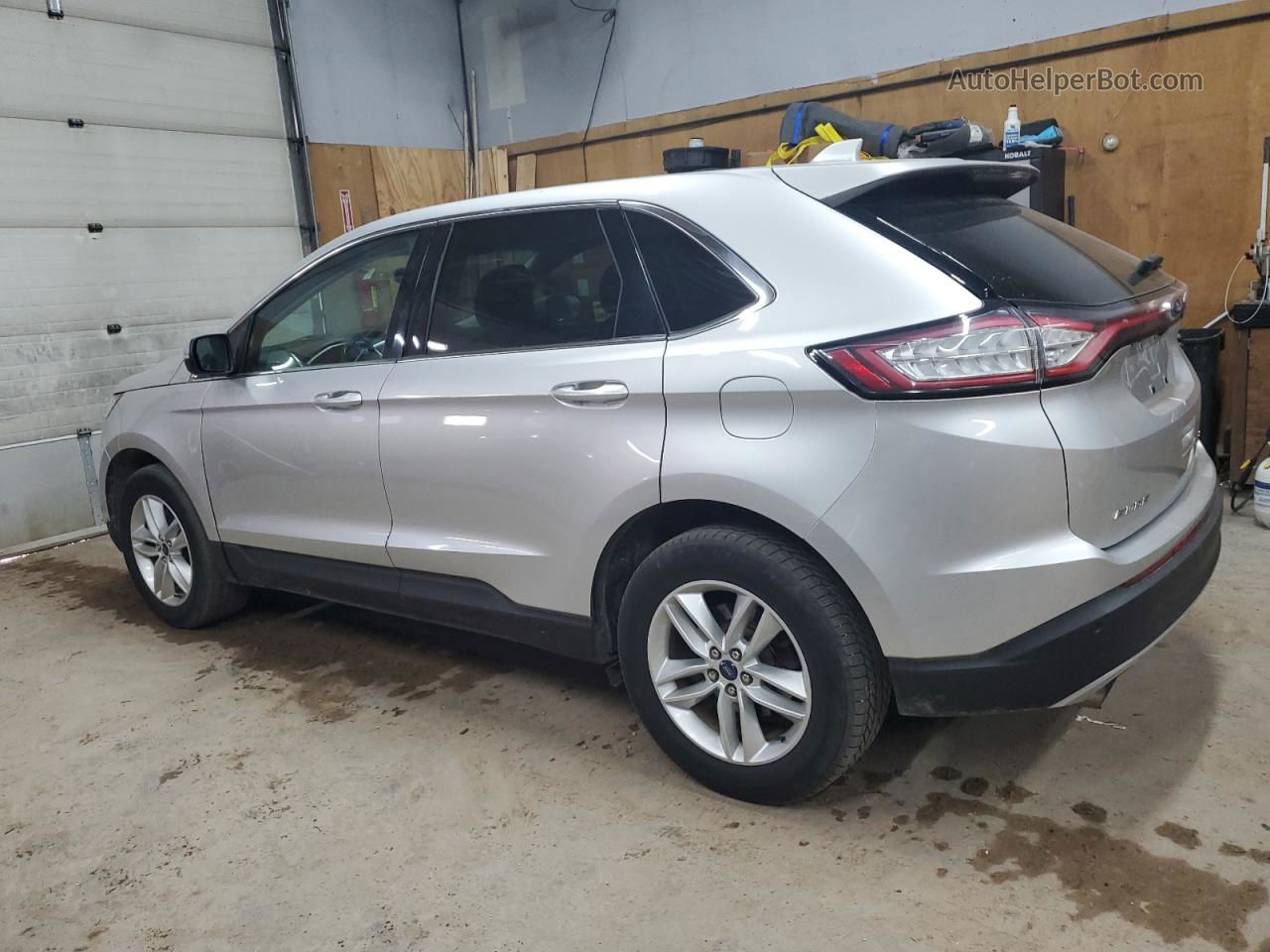 2015 Ford Edge Sel Silver vin: 2FMTK4J93FBC10753