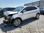 2015 Ford Edge Sel Silver vin: 2FMTK4J94FBB24657